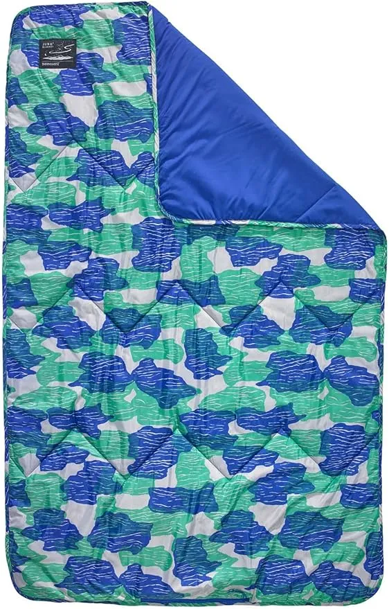 Therm-a-Rest Juno Insulated Camping and Backpacking Blanket, Tidepool Print