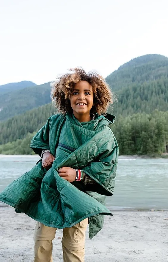 Therm-a-Rest Unisex-Youth Kids Honcho Poncho Wearable Hoodie Blanket