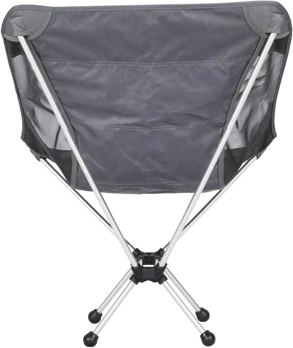 Timber Ridge Lightweight Highback Compact Folding Chair - Portable Comfort for Day Hikes, Beach Trips, & Camping, 300 lbs Support