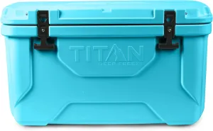 Titan Hard Ice Chest Cooler Roto Cooler with Microban Protection and Deep Freeze Insulation
