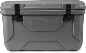 Titan Hard Ice Chest Cooler Roto Cooler with Microban Protection and Deep Freeze Insulation