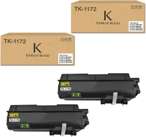 TK1172 TK-1172 Black Toner Cartridge Replacement for Kyocera TK-1172 Black Toner Compatible for Kyocera ECOSYS M2540dw M2040dn M2640idw Printer, 7,200 Pages (2-Pack)