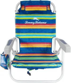 Tommy Bahama Backpack Cooler Beach Chairs - Multi Stripes