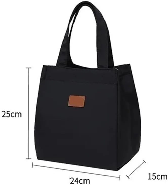 Tote Lunch Bag Portable Lunch Bag Multifunctional Tote Lunch Bag Lunch Bag Easy to Clean Suitable for Work Student Outdoor Camping Office and So On(Yellow)
