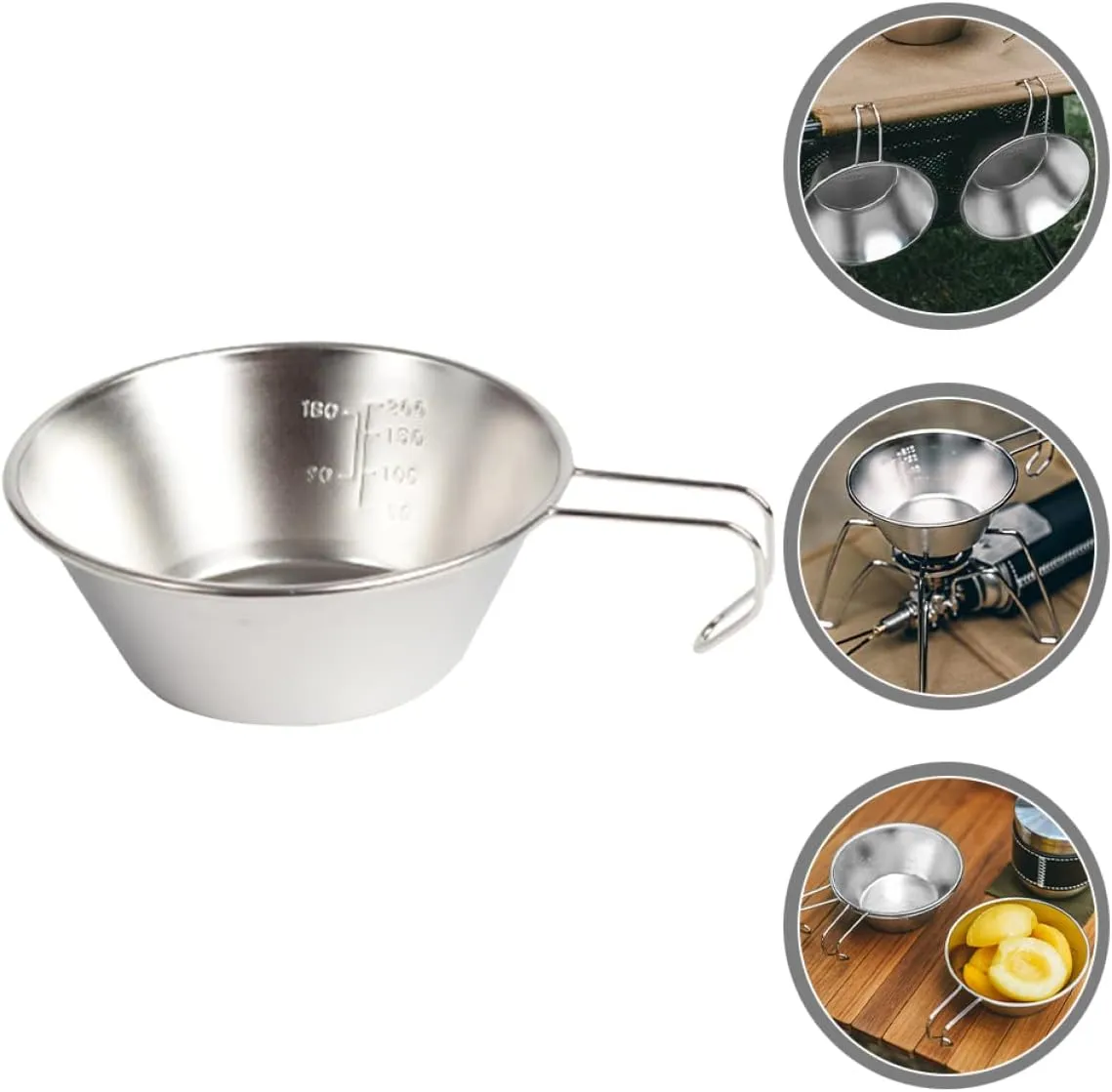 TOYANDONA Camping Makgeolli Bowl Multi Function Wine Cup Reusable Water Bowl for Outdoor Adventures Convenient and