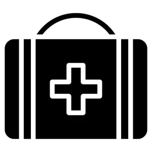 Travel Kit Glyph Icon