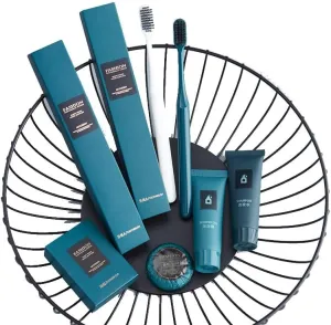Travel Portable 7- Piece Set Skin Care-Toothbrush Toothpastes,Comb,Shower Cap,Shampoo,Shower Gel,Bath Soap,for Hotel Supplies
