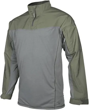 TRU-SPEC Men's Responder Shirt, 24-7 P/C R/S 1/4 Zip, Ranger Green, Medium Long