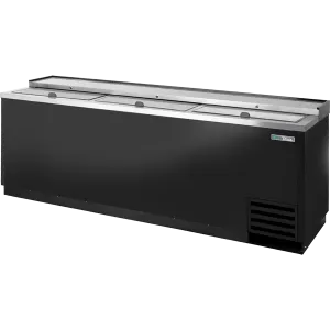 True TD-95-38-HC Solid Slide Lid Deep Well Horizontal Bottle Cooler with Hydrocarbon Refrigerant