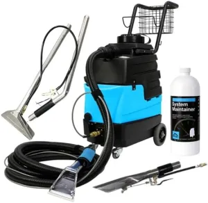 TTS Products Bundle - Mytee 8070 Heated Carpet & Upholstery Extractor Plus 3601 System Maintainer (1 Qt) & 10-1428 12" 2 PIECE SINGLE JET WAND & 10-0498 CREVICE TOOL