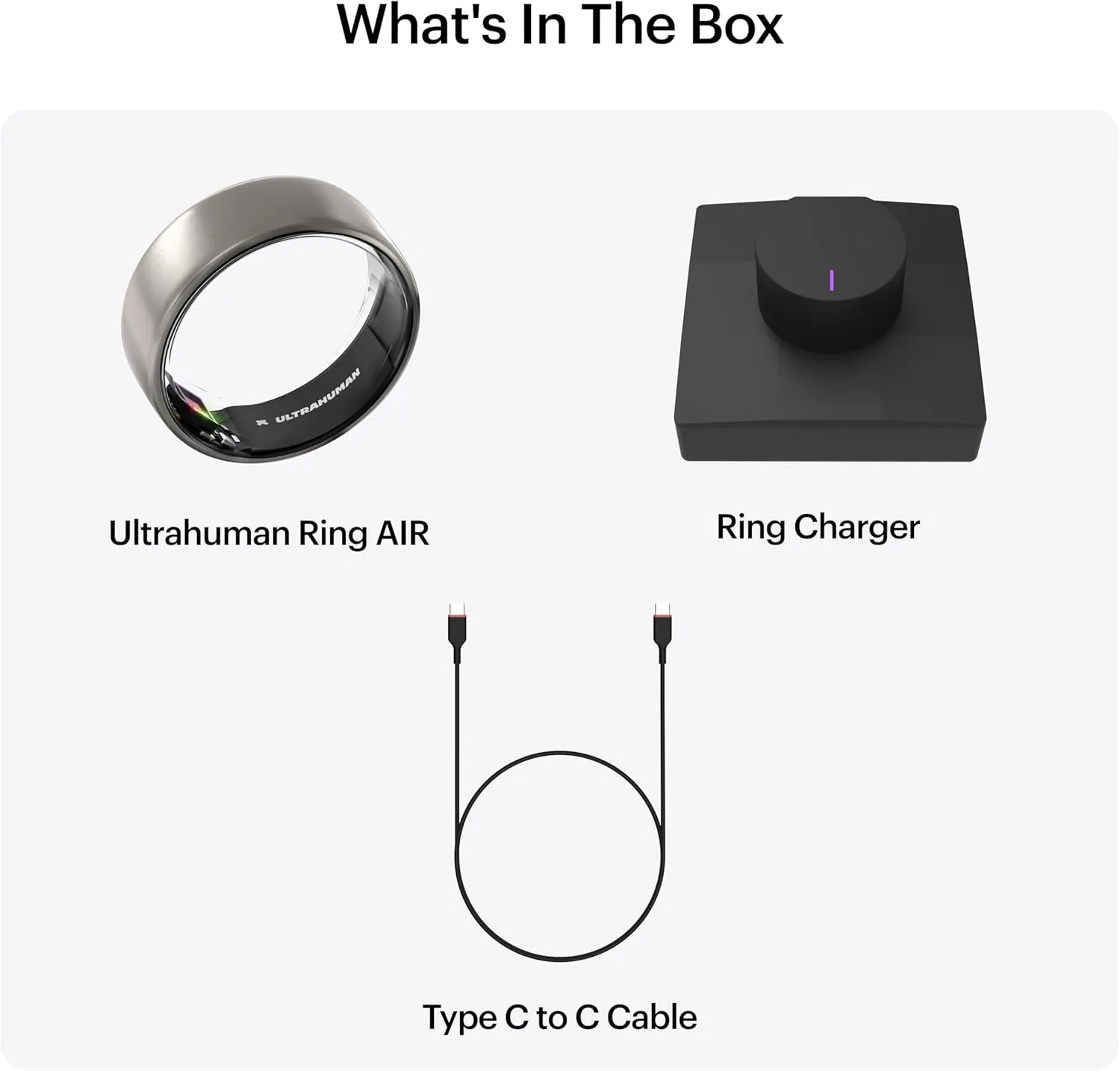 ULTRAHUMAN Ring AIR - Sleep & Fitness Tracker, FSA-Approved Wearable, Smart Ring for Women & Men, No App Fee for Standard Features (Size 8)