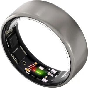 ULTRAHUMAN Ring AIR - Sleep & Fitness Tracker, FSA-Approved Wearable, Smart Ring for Women & Men, No App Fee for Standard Features (Size 8)