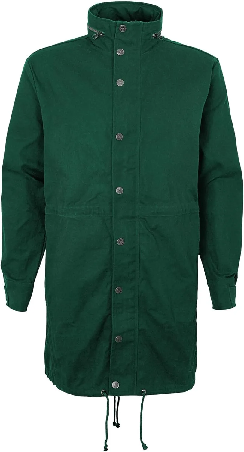 Umbro Men's Hidden Hood Fish Tail Rain Jacket, Color Options