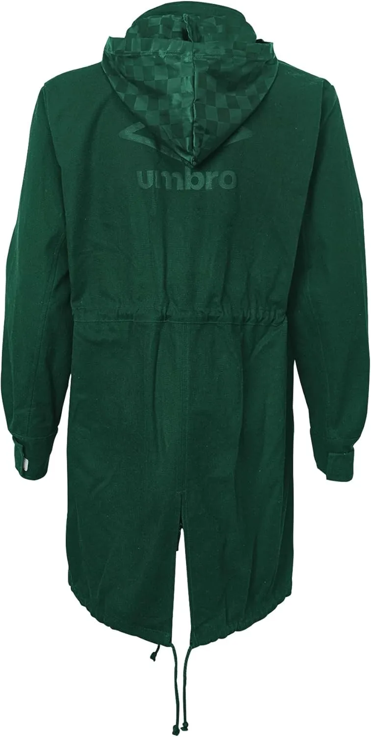 Umbro Men's Hidden Hood Fish Tail Rain Jacket, Color Options