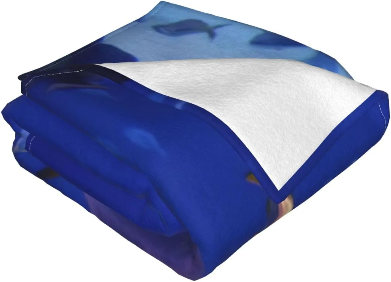 Under The Sea Light 60"X50" Flannel Blanket - 100% Soft Polyester, Lightweight and Warm, Suitable for Families, Camping, Travel