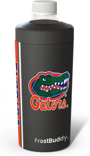 Universal Buddy XL Can Cooler by Frost Buddy - Fits 12-Ounce, 16-Ounce, 20-Ounce, and 24-Ounce Cans and Bottles - Keep Your Drinks Refreshingly Chilled for Over 12 Hours. (Tennessee Vols - Black)