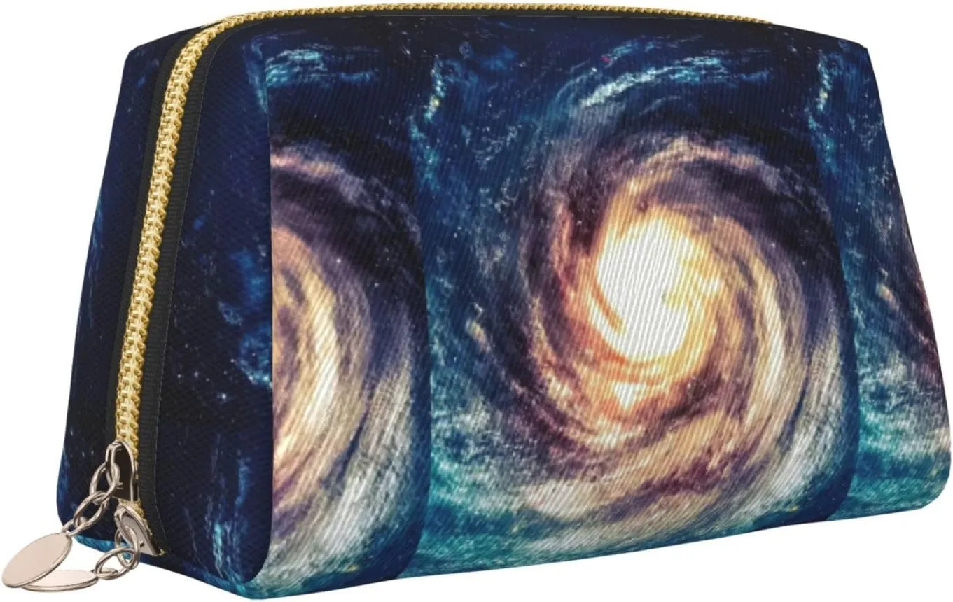 Universe Milky Way Galaxy Travel-Ready Toiletry Bag, Compact Makeup Organizer For Women