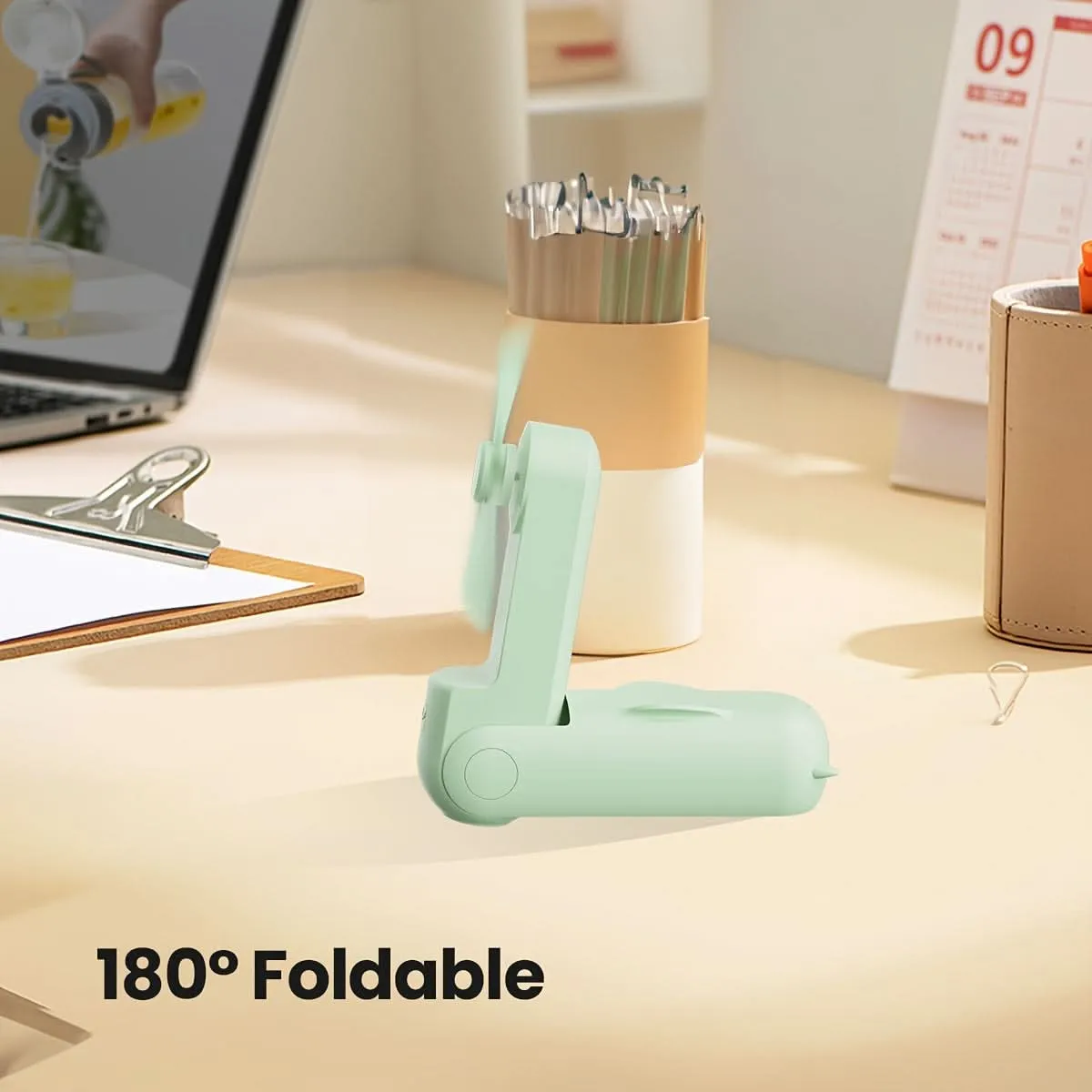 USB Rechargeable Handheld Fan – Compact, Foldable & Portable Fan for Travel