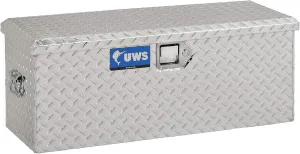 UWS EC20001 32-Inch Heavy-Wall Aluminum ATV Storage Box, RigidCore Lid , Black