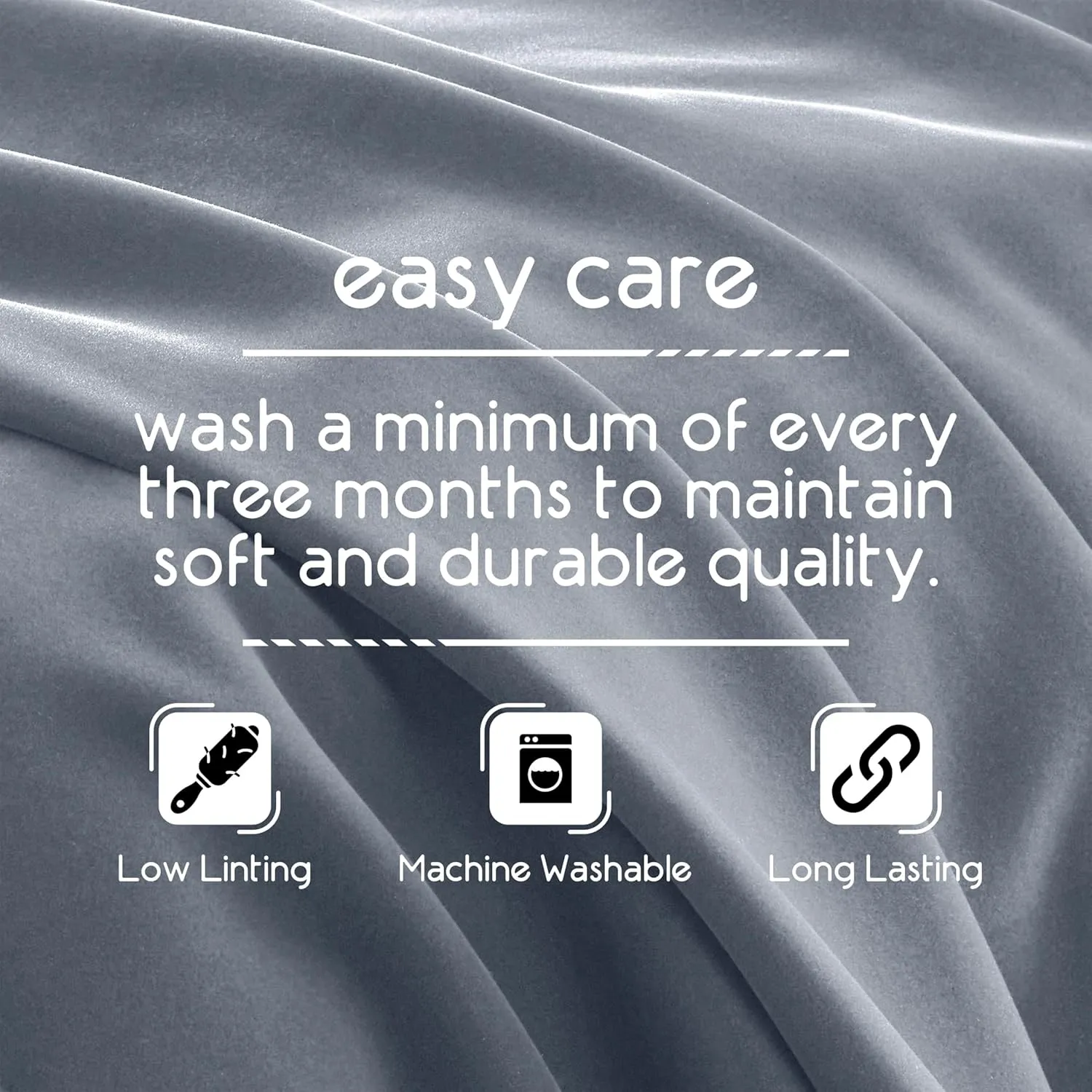 Vellux 1B07037 Original Insulating Core Hotel Style Solid blanket Machine Washable Soft Cozy Warm Thermal Durable Pet Friendly All Seasons Layering Bed Sofa Blankets, Full Queen, Grey