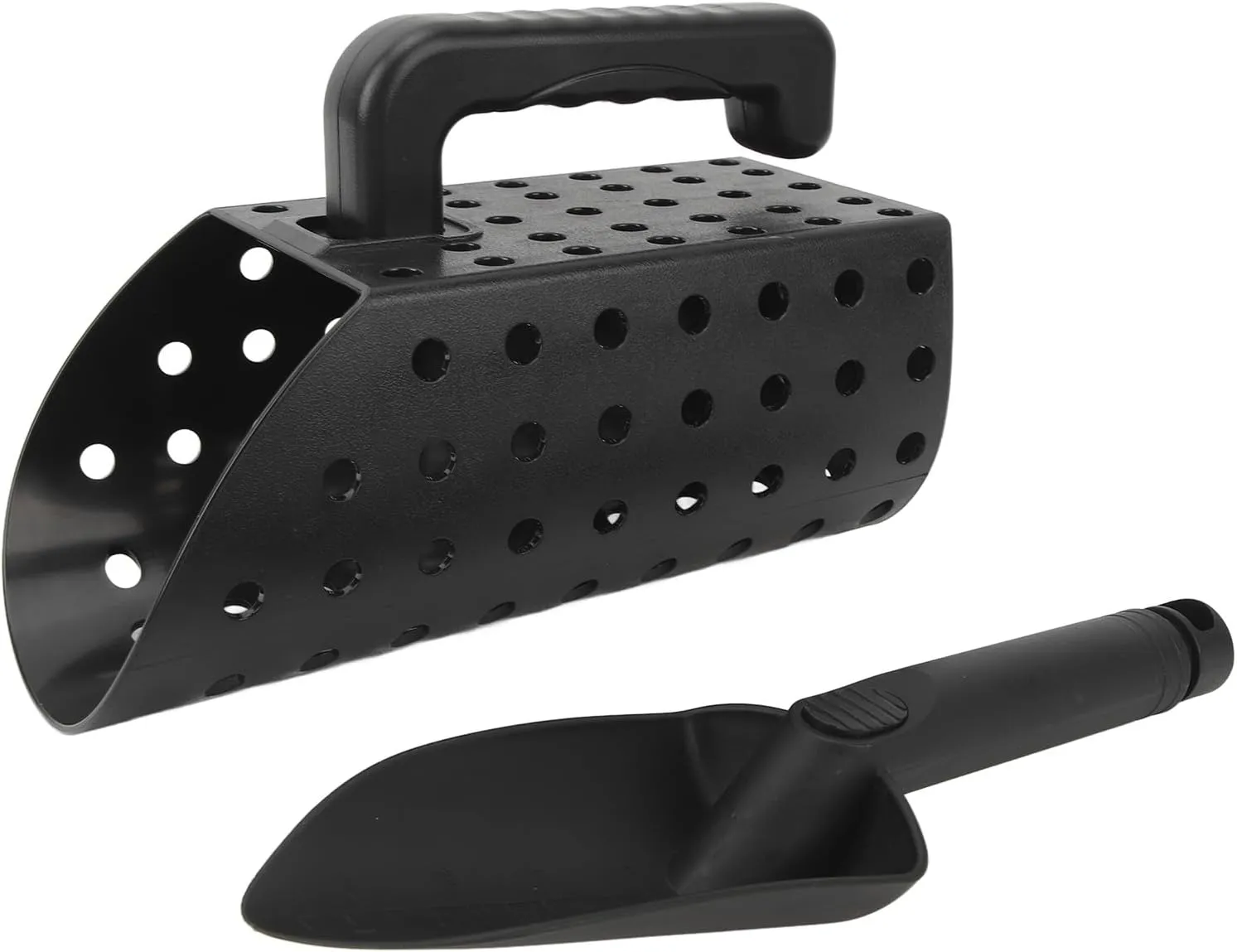 Versatile Sand Scoop Shovel Set for mini and Adults, Metal Detecting Accessory, Digging Tool for Beach Shelling and Treasure, Ergonomic Handle, Compact, ABS Plastic