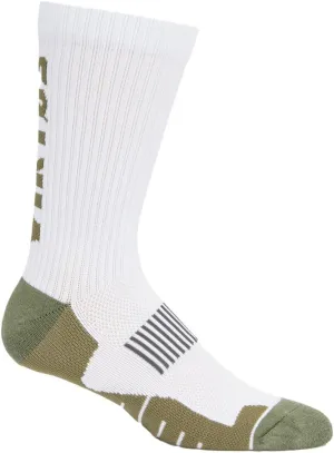 VIKTOS Men's Crew Length Cusioned Breathable Arch Support Moisture Wicking Athletic Operatus Socks, 2-Pack