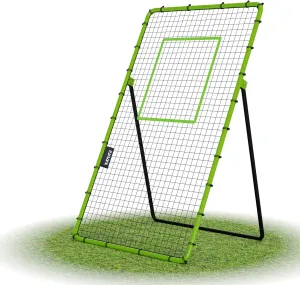 Volleyball Rebounder Net 7x4 FT, Bounce Back Net 5 Adjustable Angles with High-Tension Netting, Portable Volleyball Training Equipment for Spiking, Bumping, Serving