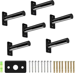 Wall-Mounted Strength Training Plate Storage Rack – Heavy Duty 2” Weight Plate Holder with Foam Padding, Bumper Plate Storage for Home Gym, Garage, and Power Rack