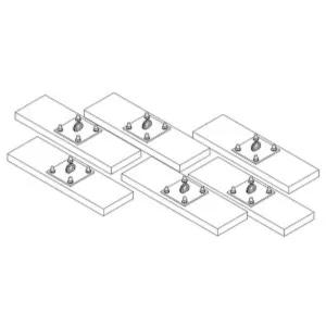 Wall Mounting Kit for Gymnasium Installations