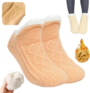 Warm Fuzzy Winter Socks for Women - Warm Thick Socks, Thermal Snow Socks for Cold Weather