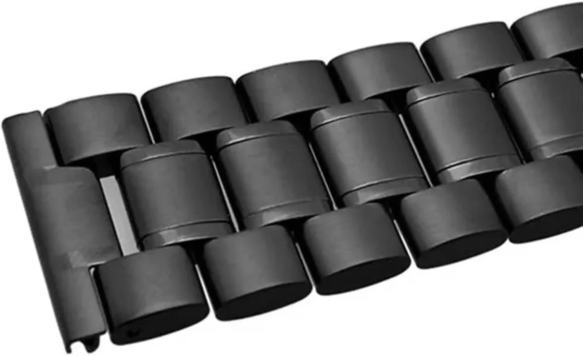 Watch Band 18mm 20mm 22mm 24mm Replacement Watch Strap Stainless Steel Double Lock Buckle Band Wristband Belt Bracelet