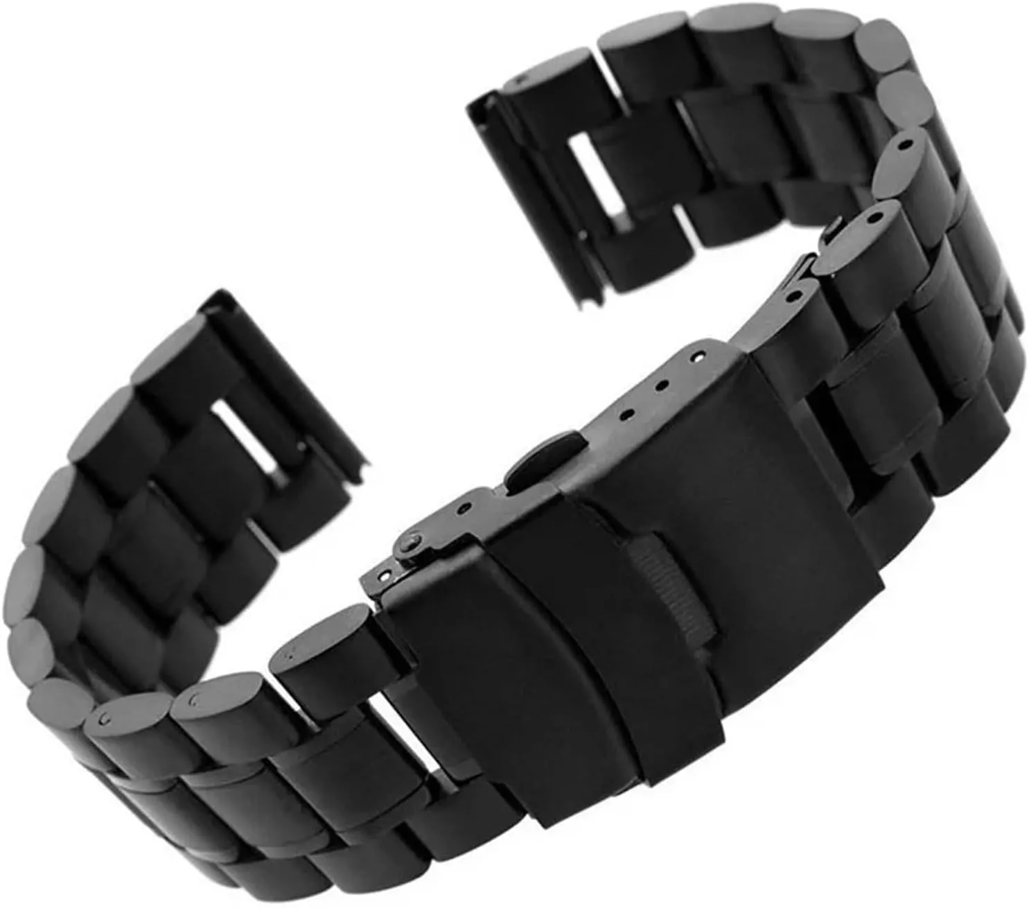 Watch Band 18mm 20mm 22mm 24mm Replacement Watch Strap Stainless Steel Double Lock Buckle Band Wristband Belt Bracelet
