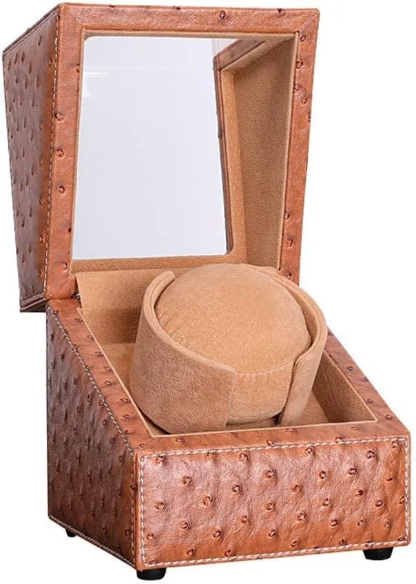 Watch Winder Watch Winder Boxes Mechanical Watch Ostrich Skin Automatic Winding Mechanical Watch Box Watch Box Watch Winder