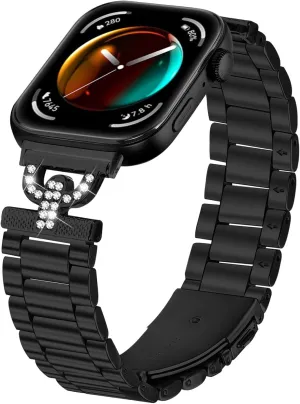 WatchBand Compatible With Hua wei Watch Fit 3, Adjustable Replacement Wristband Stainless Steel Watch Band For Hua wei Watch Fit 3