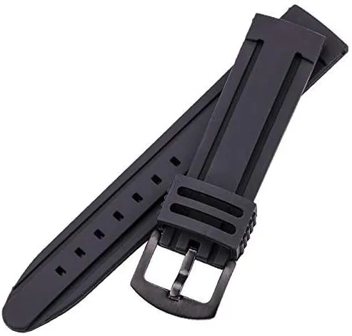 Watchband watch straps 22mm 24mm silicone watch band strap sport soft diving rubber clock watchbands stainless steel pin buckle bracelet accessories