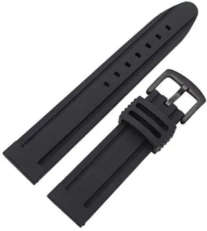 Watchband watch straps 22mm 24mm silicone watch band strap sport soft diving rubber clock watchbands stainless steel pin buckle bracelet accessories