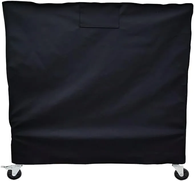 Waterproof 80-100 Qt Rolling Cooler Cart Cover Fits Most Patio Ice Chest Party Cooler Upto 43L x 22W x 32H inch-Black