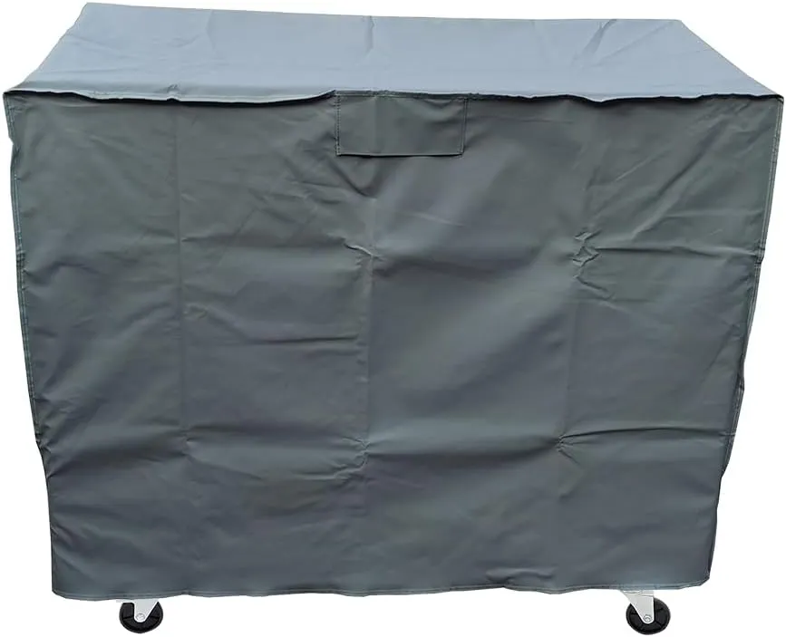 Waterproof 80-100 Qt Rolling Cooler Cart Cover Fits Most Patio Ice Chest Party Cooler Upto 43L x 22W x 32H inch-Grey