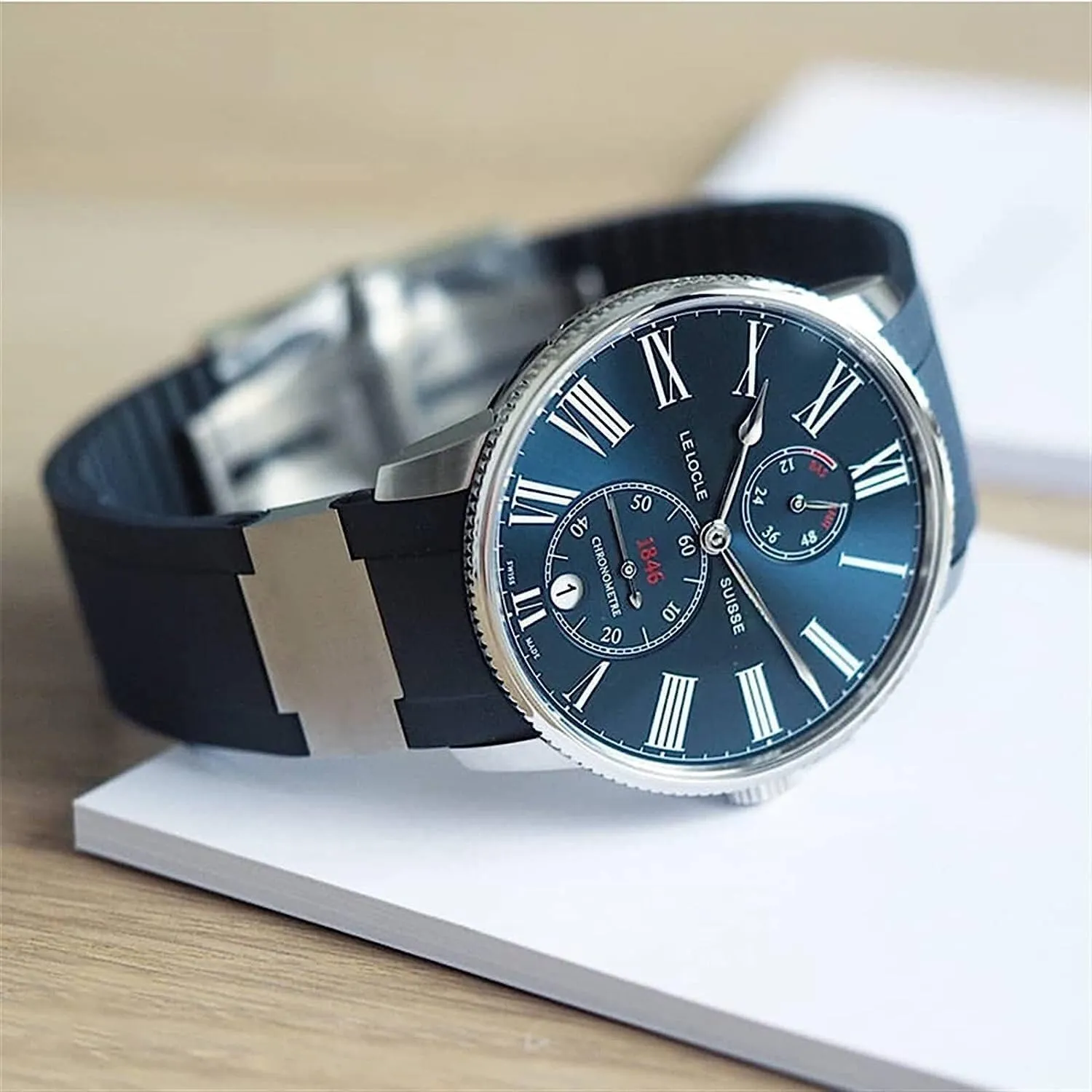 Waterproof Watch Band For Ulysse Nardin Rubber Watch strap Wrist Bracelets Replacement Watch Accessories