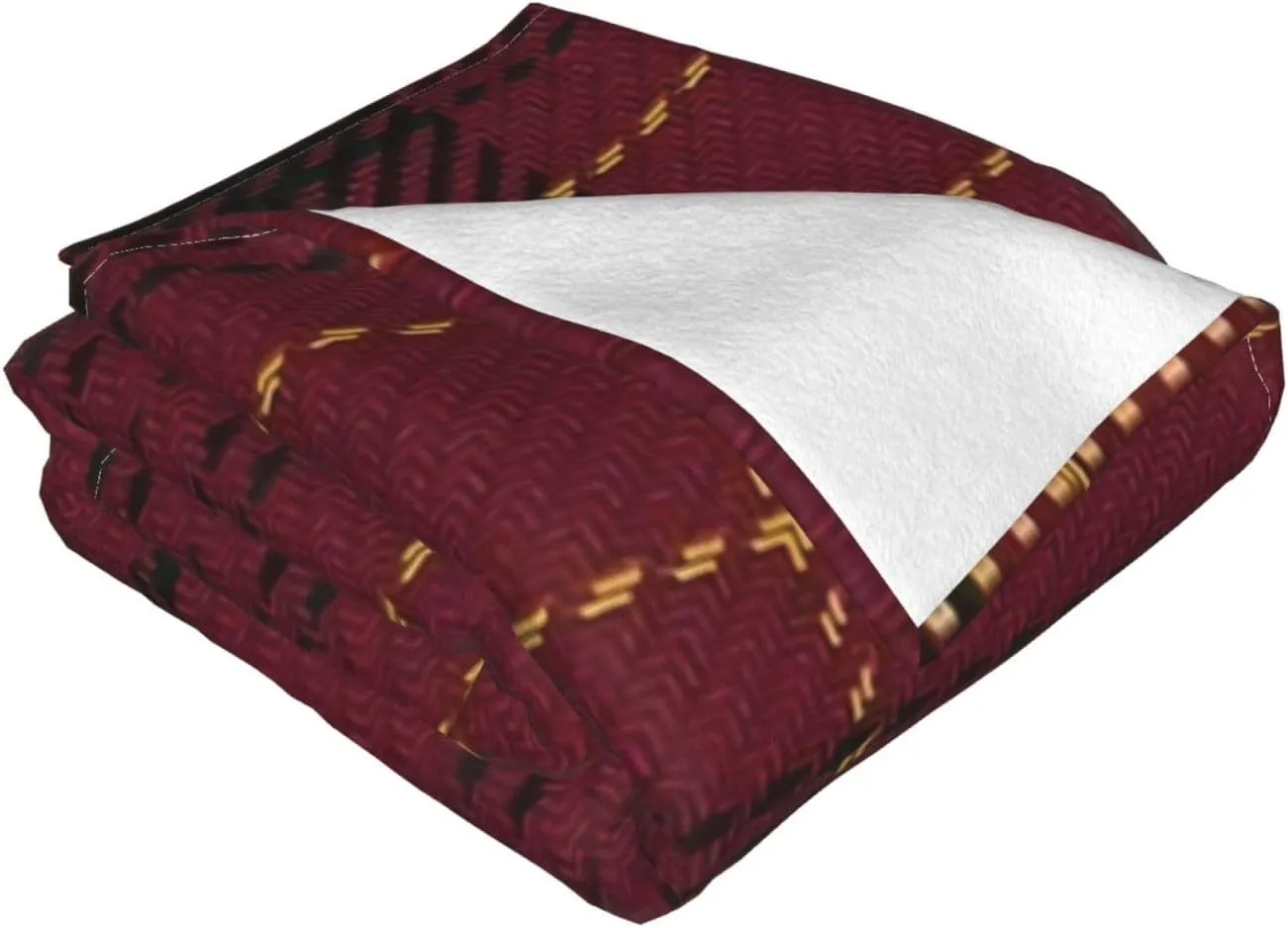 Williams of Wales Clan Family Tartan 60"X50" Flannel Blanket - 100% Soft Polyester, Lightweight and Warm, Suitable for Families, Camping, Travel