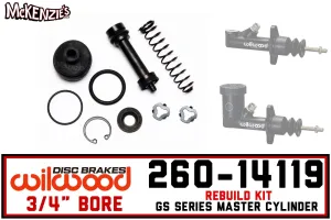 Wilwood 260-14119 | 3/4" GS Series M/C Rebuild Kit