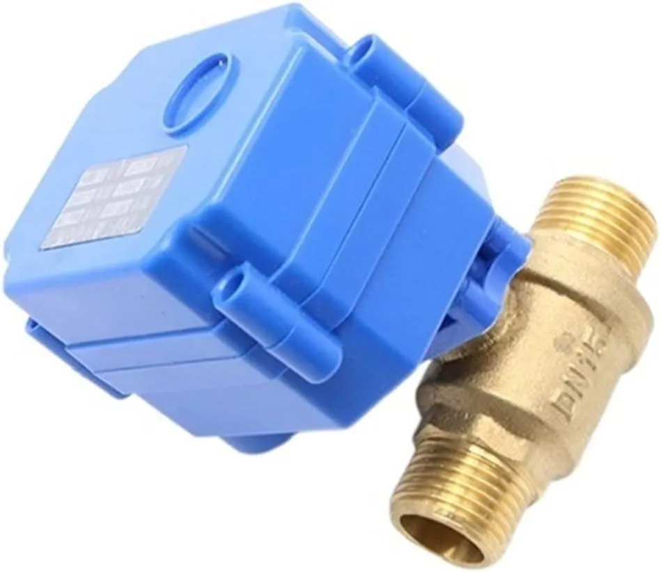 Withstand high Pressure and Temperature Extremes CWX-15N DN15 G1/2 MxM Brass Electric Ball Valve Mini Automatic Motor Valve AC/DC9-24V / AC220V CR03 / 04(Acdc9-24v)