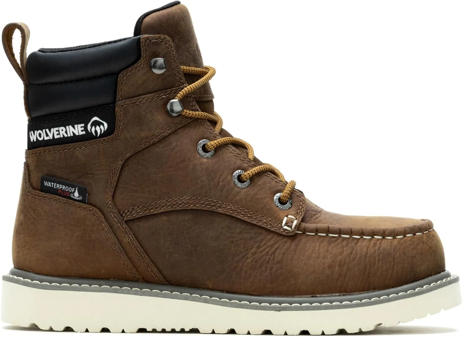 WOLVERINE Women's Trade Wedge Waterproof 6" Construction Boot