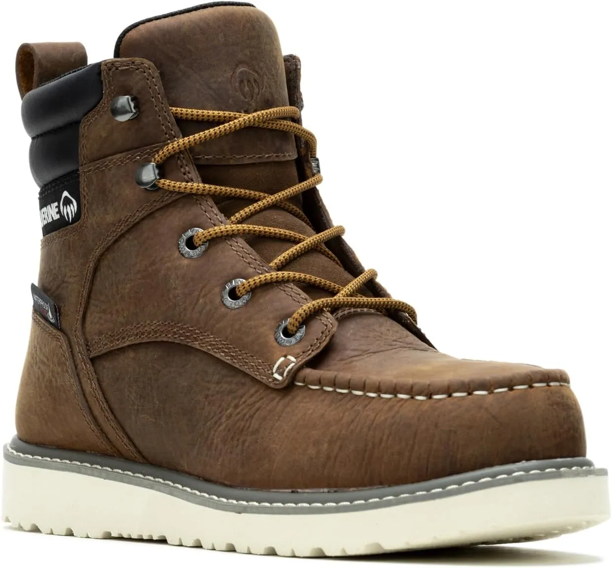 WOLVERINE Women's Trade Wedge Waterproof 6" Construction Boot