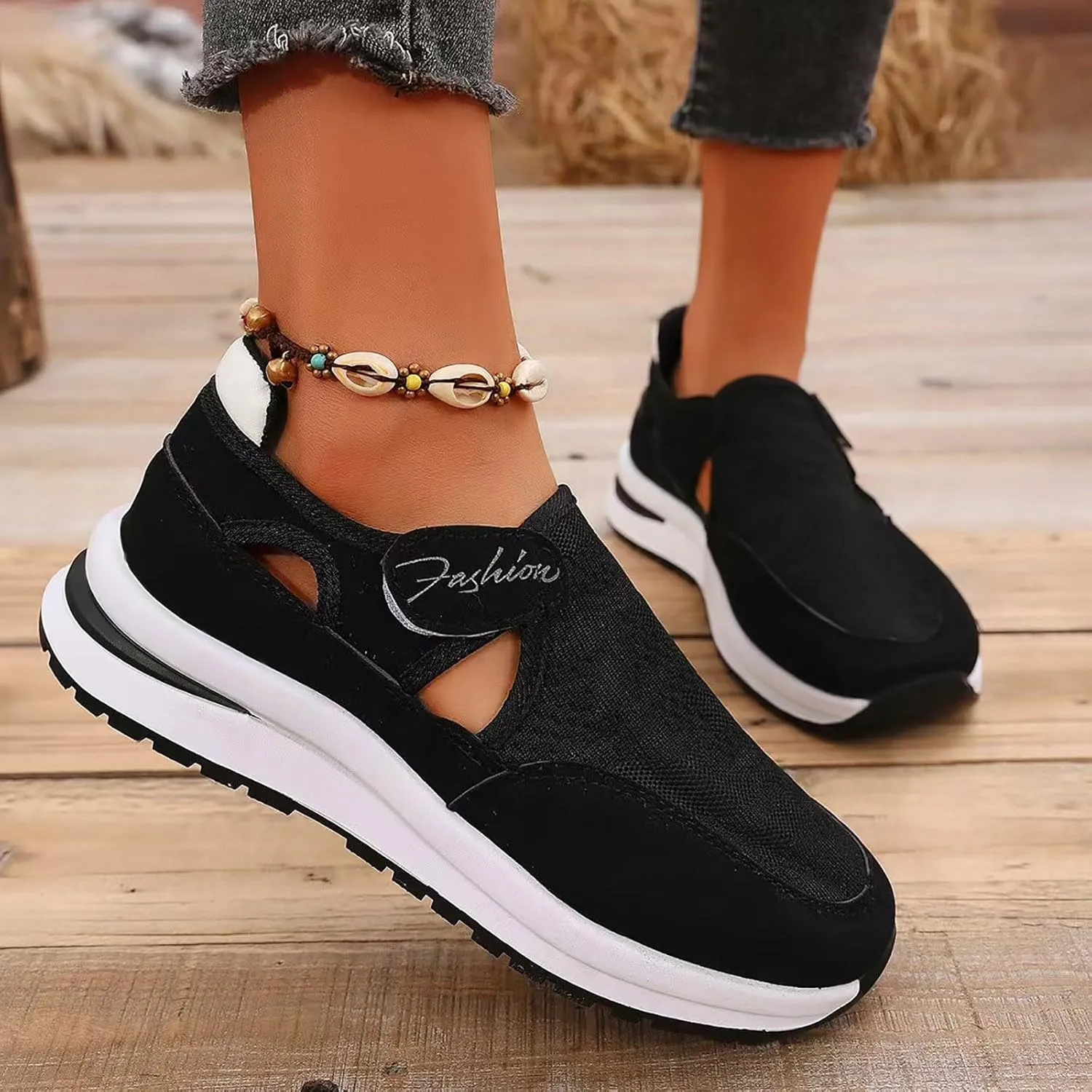 Women Shoes Comfortable Soft Sole Breathable Casual Shoes Fashionable Mesh Breathable Women Stylish Mens Casual Shoes