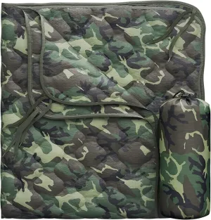 Woobie Blanket Poncho Liner Army & Military Blanket | Insulated Thermal Camping Blanket | USGI, Waterproof Army Gear & Military Gear