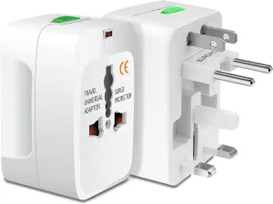 Worldwide Power Adapter Works for Samsung GT-I9515 is Universal for 90% of Travel Between US/EU/CN/AUS/NZ/UK Type