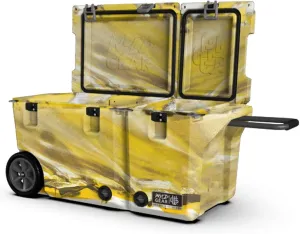 Wyld Gear 90qt Freedom Series Roto-Molded Cooler - Heavy-Duty Ice Chest,High-Performance Ice Retention, and Wheels. Perfect for Outdoor Adventures, Tailgating, Camping