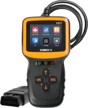 YAKEFLY OBD2 Scanner Diagnostic Tool,Car OBD2 Scanner Code Reader Engine Fault Code Reader Scanner,Vehicle Check Engine Light Scan Tool, Car OBDII/EOBD Diagnostic Scan Tool for All Vehicles After 1996