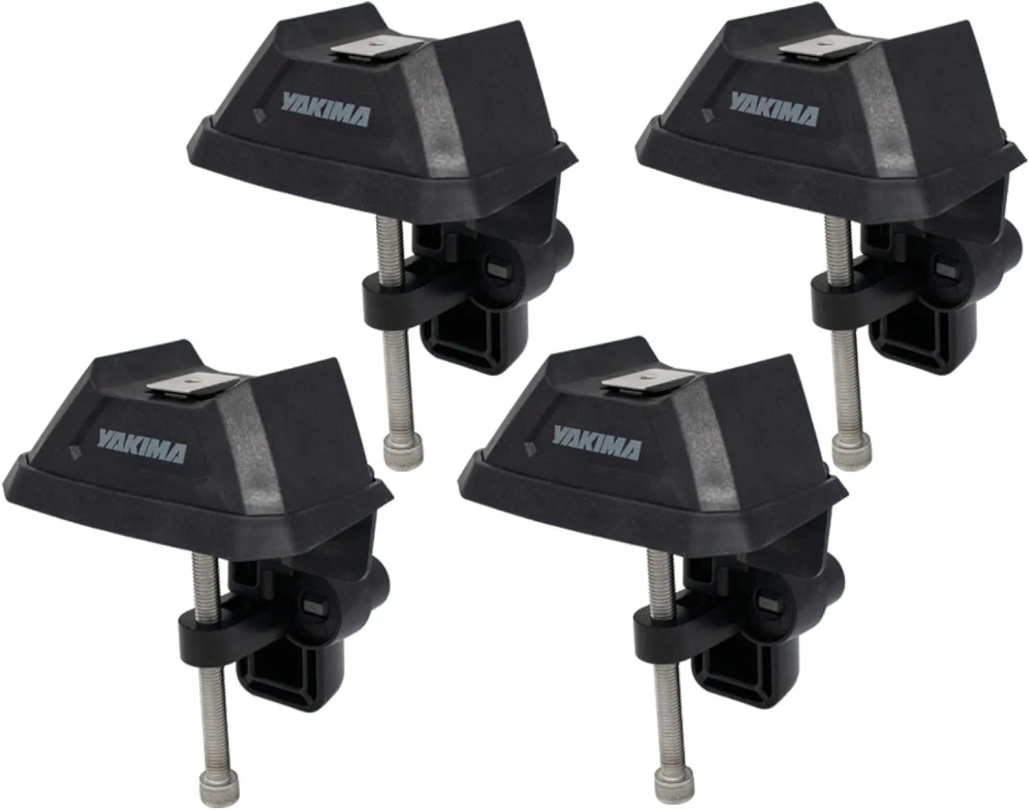 YAKIMA BedRock HD Low Profile Heavy Duty Truck Bed Rack Towers (Set of 4), 300 Pound On-Road Capacity, 180 Off-Road Capacity, Black